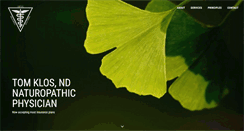 Desktop Screenshot of klosnaturopathic.com